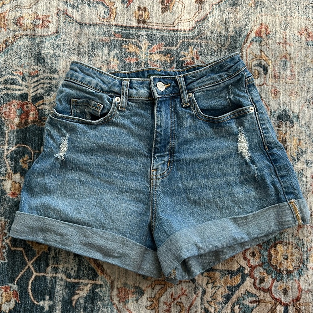 Denim shorts